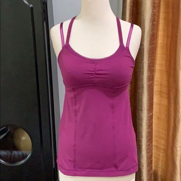 Lululemon Strappy Built-In Bra Tank - Picture 1 of 5